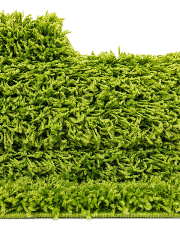 Plush Oasis Collection Area Rug - Serenity (Grass Green) Runner Grass Green  lifestyle 59