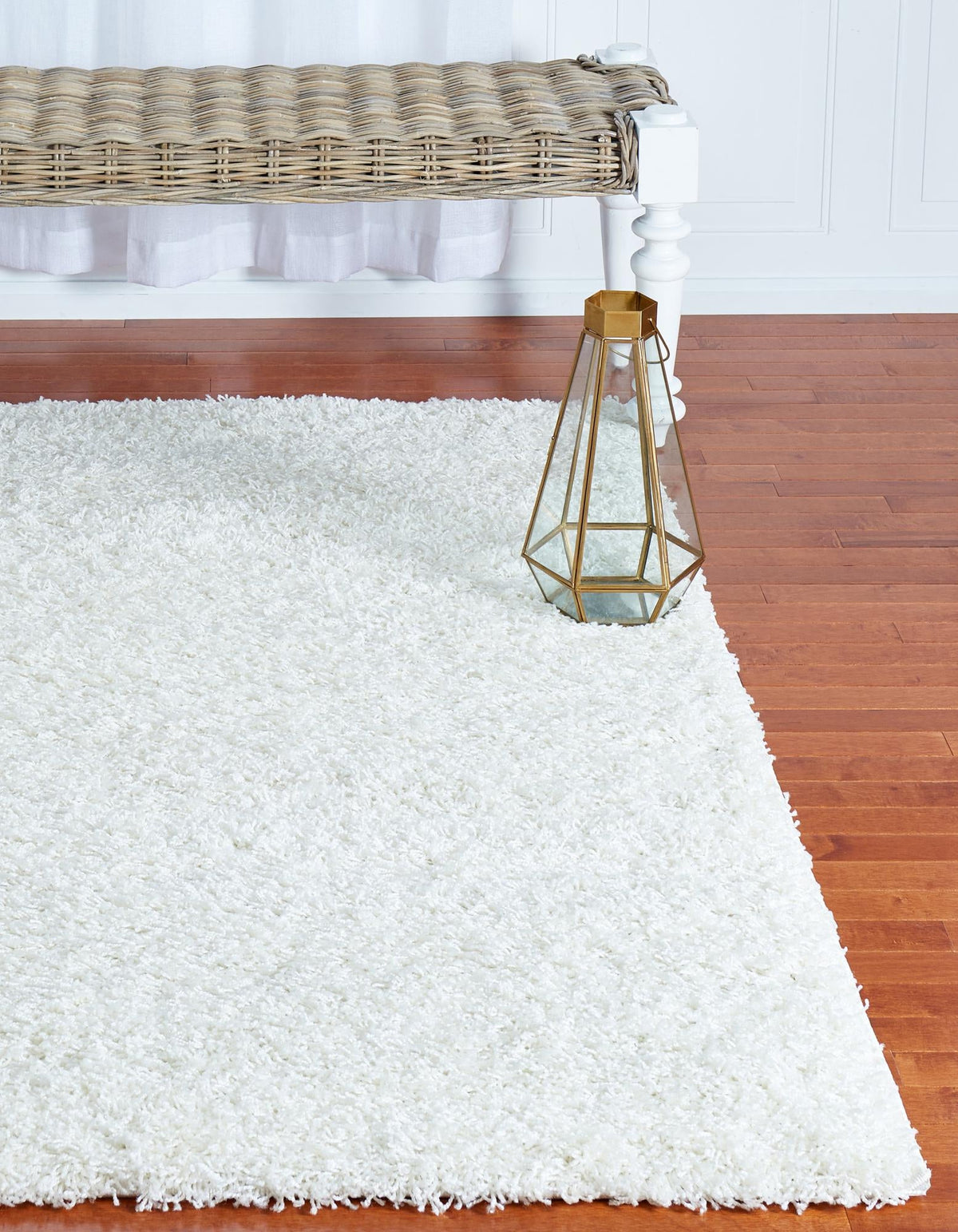 Plush Oasis Collection Area Rug - Serenity (Snow White) Rectangle Snow White  lifestyle 32