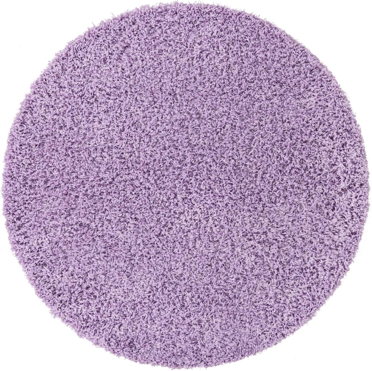 Plush Oasis Collection Area Rug - Serenity (Lilac) Round Lilac Main