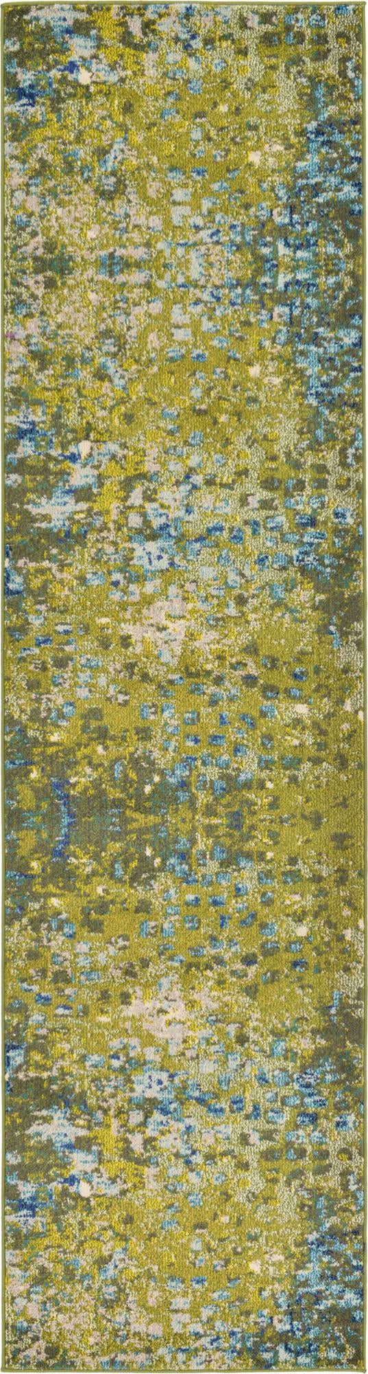 Sevilla Splendor Collection Area Rug - Alcazar Runner Green  lifestyle 77