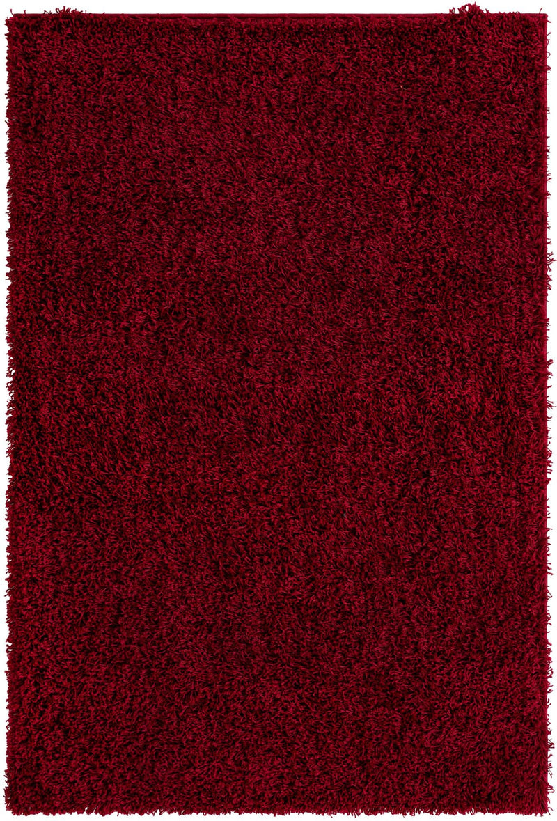 Plush Oasis Collection Area Rug - Serenity (Cherry Red) Rectangle Cherry Red  lifestyle 2