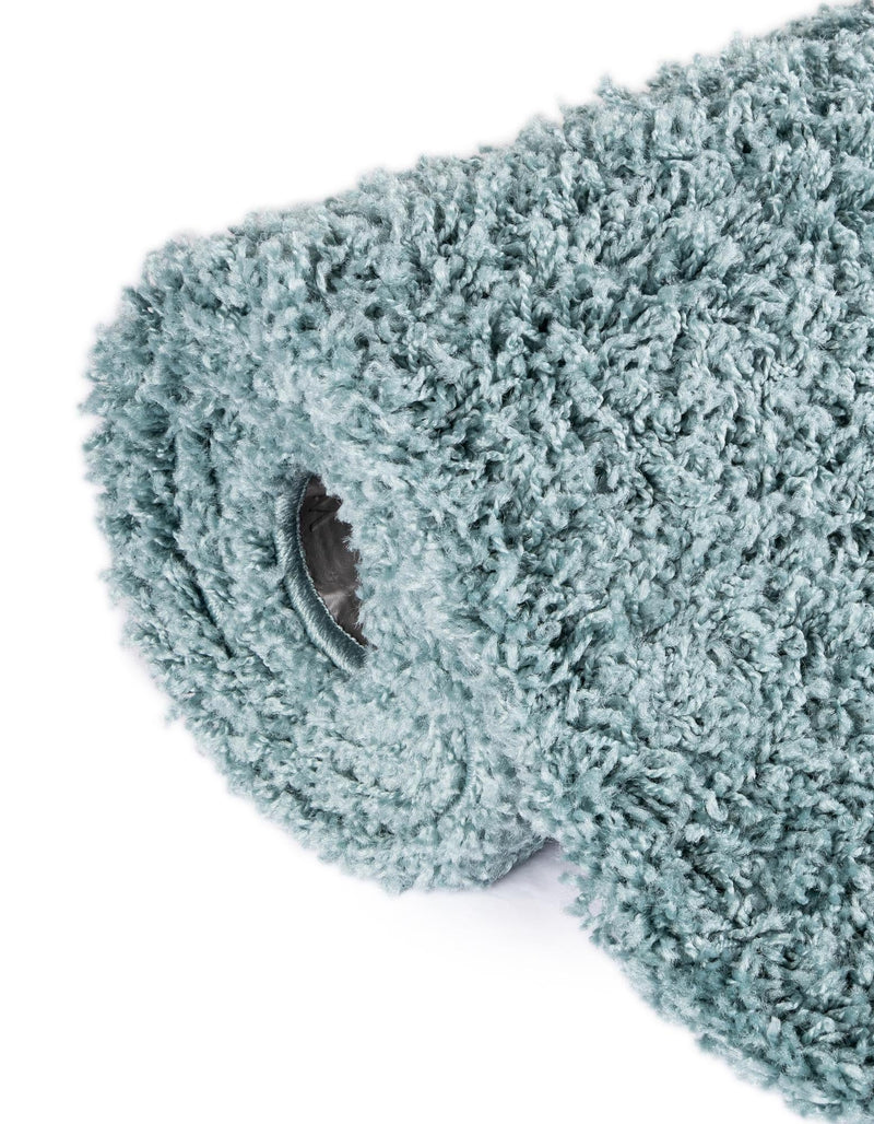 Plush Oasis Collection Area Rug - Serenity (Light Slate Blue) Rectangle Light Slate Blue  lifestyle 32