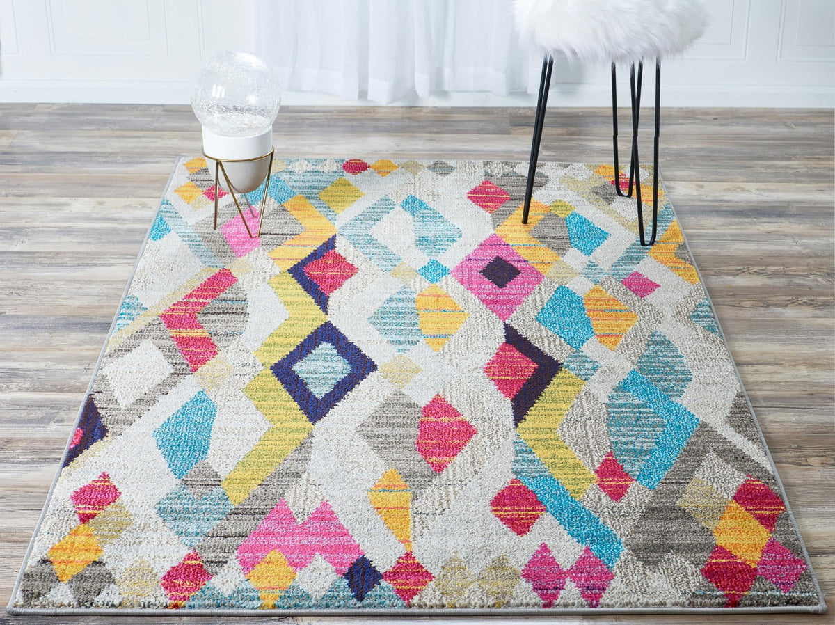 Sedona Vista Collection Area Rug -  Pricklypear Rectangle Multi  lifestyle 5