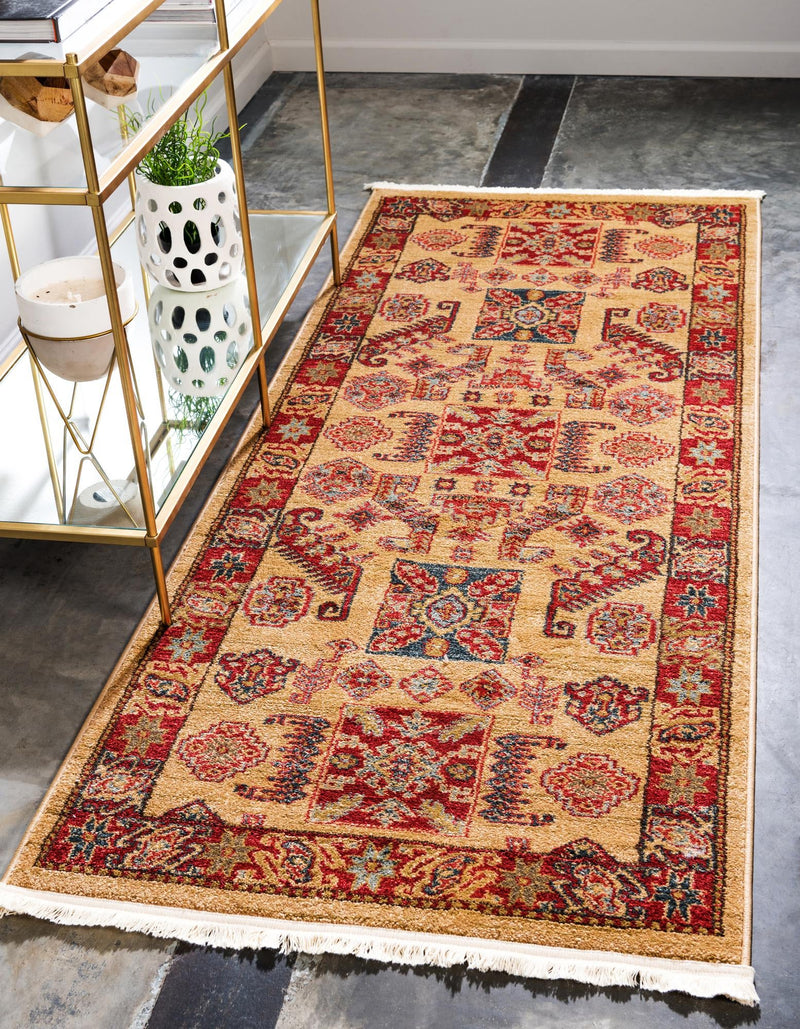 Persian Elegance Collection Area Rug -  Arak Runner Beige  lifestyle 21