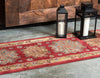 Persian Elegance Collection Area Rug - Isfahan Runner Red  lifestyle 22
