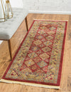 Persian Elegance Collection Area Rug -  Tabriz Runner Red  lifestyle 14