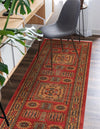 Persian Elegance Collection Area Rug -  Zanjan Runner Red  lifestyle 21