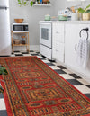 Persian Elegance Collection Area Rug -  Zanjan Runner Red  lifestyle 27
