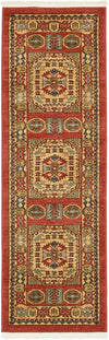 Persian Elegance Collection Area Rug -  Hamedan Runner Red  lifestyle 11