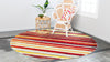 Venetian Elegance Collection Area Rug -  Caorle Round Multi  lifestyle 21