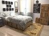 Versailles Elegance Collection Area Rug -  Louveciennes (Light Blue) Square Light Blue  lifestyle 24