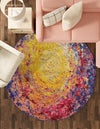 Marrakesh Elegance Collection Area Rug -  Akka Round Multi  lifestyle 68