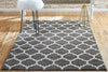 Lattice Gardens Collection Area Rug -  Bloomfield (Brown) Rectangle Brown  lifestyle 4