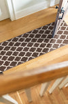 Lattice Gardens Collection Area Rug -  Bloomfield (Brown) Runner Brown  lifestyle 30