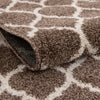 Lattice Gardens Collection Area Rug -  Bloomfield (Brown) Runner Brown  lifestyle 57
