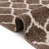 Lattice Gardens Collection Area Rug -  Bloomfield (Brown) Runner Brown  lifestyle 66