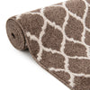 Lattice Gardens Collection Area Rug -  Bloomfield (Brown) Runner Brown  lifestyle 70