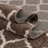 Lattice Gardens Collection Area Rug -  Bloomfield (Brown) Runner Brown  lifestyle 72