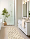 Lattice Gardens Collection Area Rug -  Bloomfield (Beige and Light Brown) Runner Beige and Light Brown  lifestyle 64