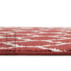 Lattice Gardens Collection Area Rug -  Bloomfield (Dark Terracotta) Square Dark Terracotta  lifestyle 76