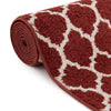 Lattice Gardens Collection Area Rug -  Bloomfield (Dark Terracotta) Square Dark Terracotta  lifestyle 79