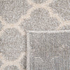 Lattice Gardens Collection Area Rug -  Bloomfield (Light Gray) Square Light Gray  lifestyle 47