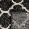 Lattice Gardens Collection Area Rug -  Bloomfield (Black) Square Black  lifestyle 47