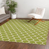 Lattice Gardens Collection Area Rug -  Bloomfield (Light Green) Square Light Green  lifestyle 86