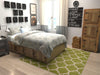 Lattice Gardens Collection Area Rug -  Bloomfield (Light Green) Square Light Green  lifestyle 23