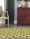 Lattice Gardens Collection Area Rug -  Bloomfield (Light Green) Runner Light Green  lifestyle 43