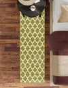 Lattice Gardens Collection Area Rug -  Bloomfield (Light Green) Runner Light Green  lifestyle 46