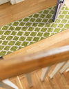 Lattice Gardens Collection Area Rug -  Bloomfield (Light Green) Runner Light Green  lifestyle 49