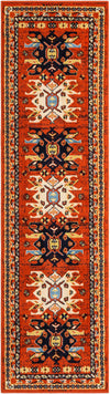 Tabriz Tapestries Collection Area Rug - Azerbaijan (Terracotta) Runner Terracotta  lifestyle 43