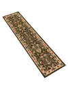 Isfahan Elegance Collection Area Rug - Naghsh-e Jahan (Green) Runner Green  lifestyle 77