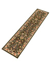 Isfahan Elegance Collection Area Rug - Naghsh-e Jahan (Green) Runner Green  lifestyle 78