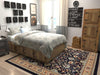 Isfahan Elegance Collection Area Rug - Naghsh-e Jahan (Navy Blue) Square Navy Blue  lifestyle 23