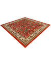 Isfahan Elegance Collection Area Rug - Naghsh-e Jahan (Terracotta) Square Terracotta  lifestyle 39