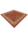 Isfahan Elegance Collection Area Rug - Naghsh-e Jahan (Terracotta) Square Terracotta  lifestyle 40