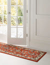 Isfahan Elegance Collection Area Rug - Naghsh-e Jahan (Terracotta) Runner Terracotta  lifestyle 19