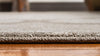 Lattice Gardens Collection Area Rug -  Espaliera Round Beige and Light Brown  lifestyle 222
