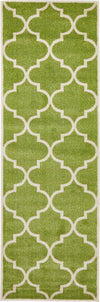 Lattice Gardens Collection Area Rug -  Espaliera Runner Green  lifestyle 68
