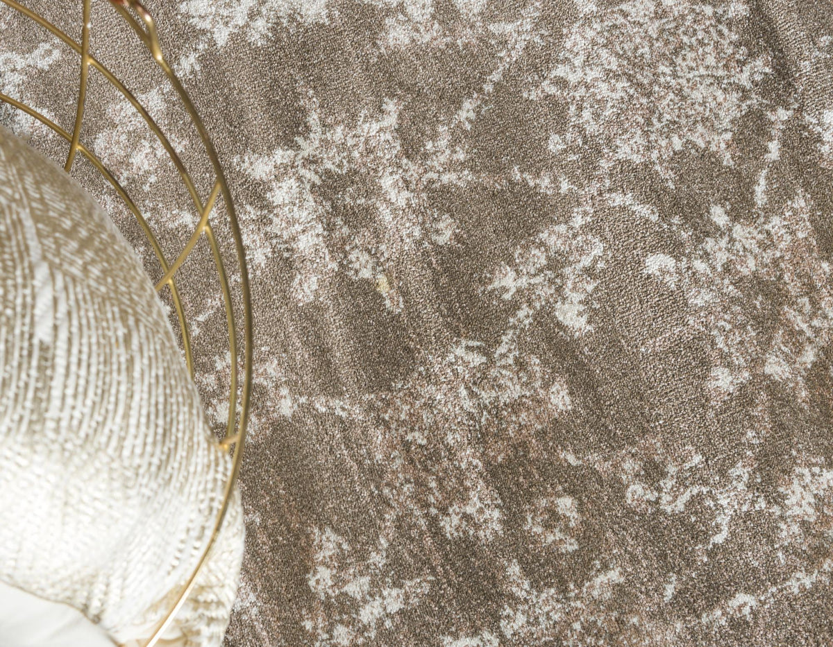 Copenhagen Dahlia Collection Area Rug - Frederiksberg Rectangle Taupe  lifestyle 8
