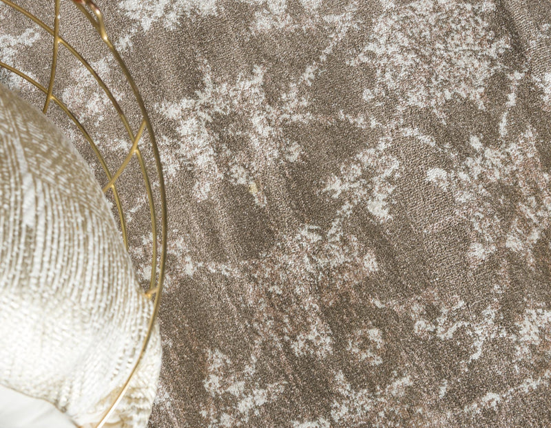 Copenhagen Dahlia Collection Area Rug - Frederiksberg Rectangle Taupe  lifestyle 8
