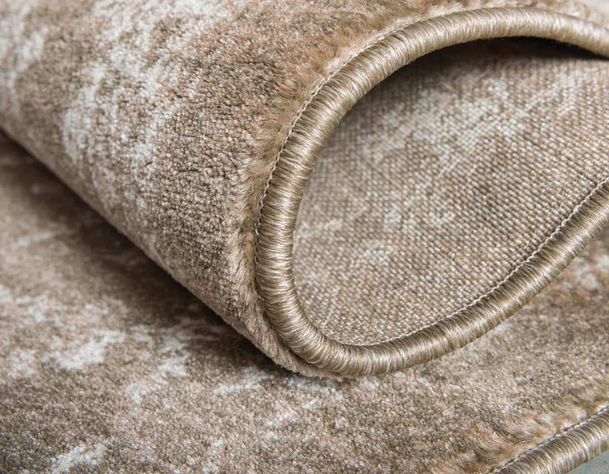 Copenhagen Dahlia Collection Area Rug - Frederiksberg Rectangle Taupe  lifestyle 12