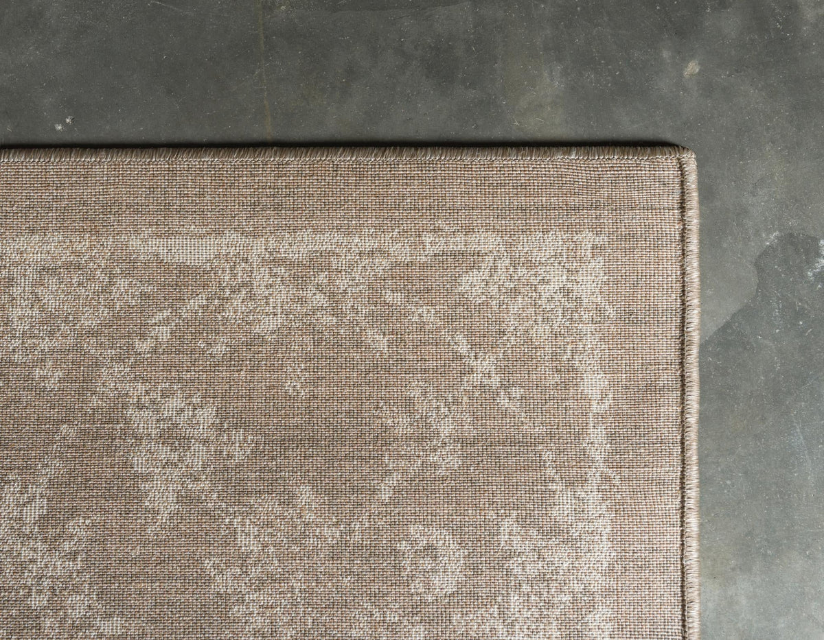Copenhagen Dahlia Collection Area Rug - Frederiksberg Rectangle Taupe  lifestyle 18