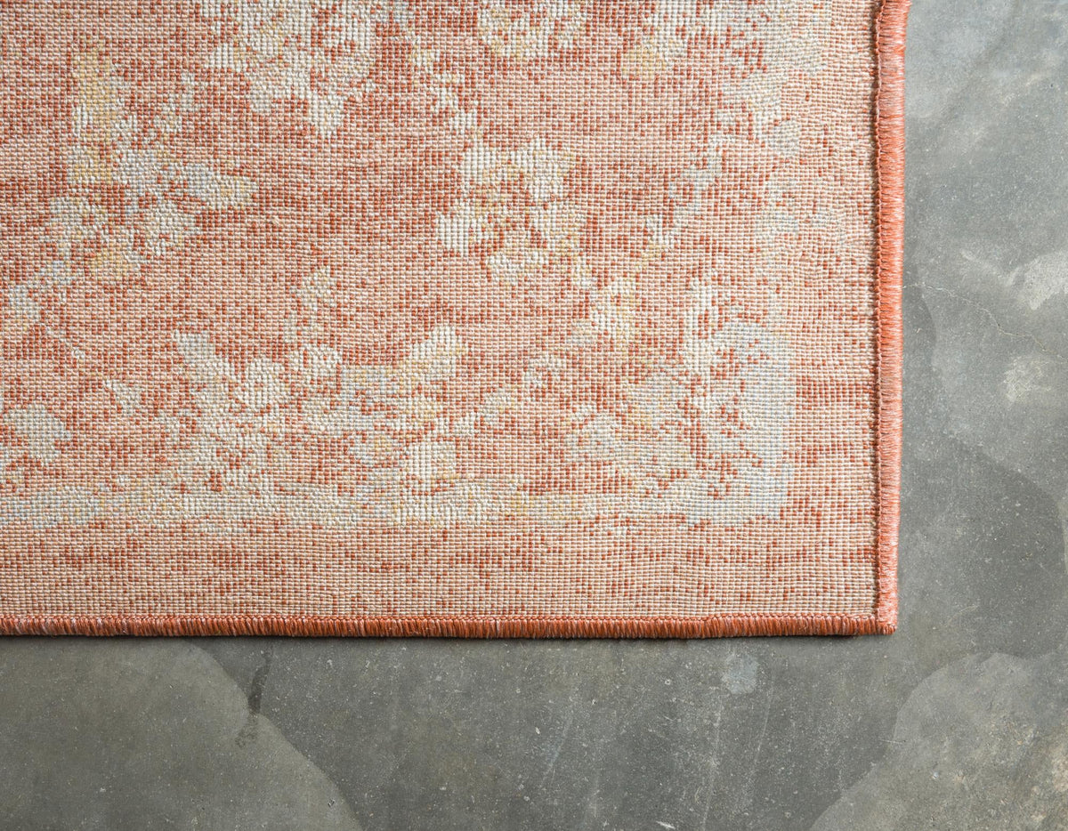 Copenhagen Dahlia Collection Area Rug - Frederiksberg Rectangle Brick Red  lifestyle 19