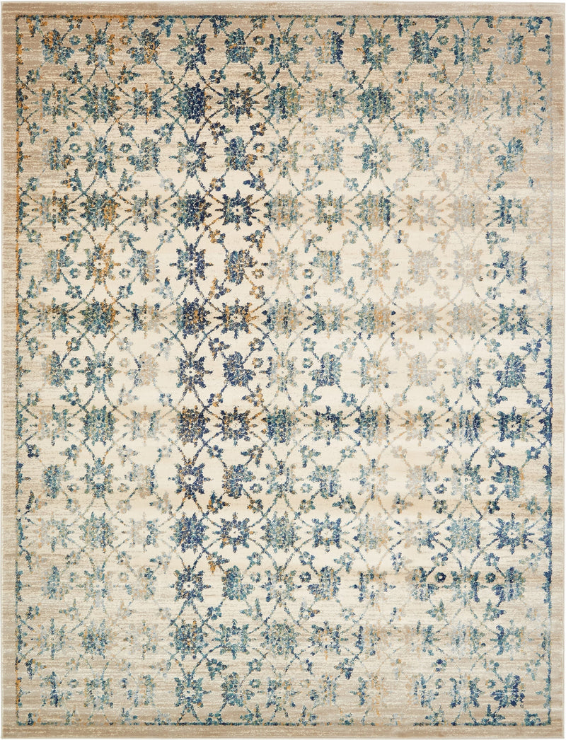 Copenhagen Dahlia Collection Area Rug - Frederiksberg Rectangle Beige  lifestyle 4