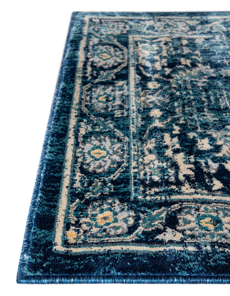 Copenhagen Dahlia Collection Area Rug -  Nørrebro Rectangle Navy Blue  lifestyle 22