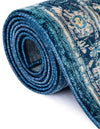 Copenhagen Dahlia Collection Area Rug -  Nørrebro Rectangle Navy Blue  lifestyle 36