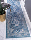 Copenhagen Dahlia Collection Area Rug -  Tårnby Runner Navy Blue  lifestyle 28